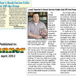 Folks was featured on the front cover of The Catoctin Banner - April 2012
